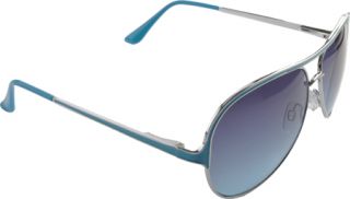 Womens Steve Madden S5278   Silver/Turquoise Sunglasses