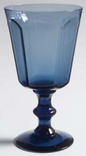 Lenox Antique Dark Blue Water Goblet   Dark Blue