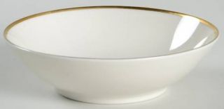 Noritake Dignatio Coupe Cereal Bowl, Fine China Dinnerware   White, No Decals, C