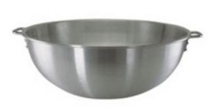 Update International 45 qt Soup/Mixing Bowl with Handles   Stainless