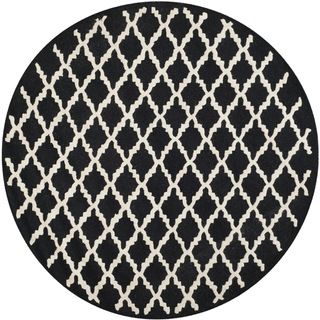 Safavieh Handmade Cambridge Moroccan Black Wool Multipattern Rug