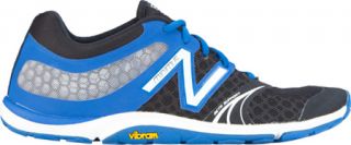 Mens New Balance MX20v3   Black/Blue Lace Up Shoes