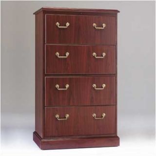 High Point Furniture Bedford Four Drawer Lateral File TR_4026DF Finish Mahogany