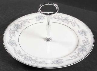 Mikasa Dresden Rose Round Serving Plate with Center Handle (DP), Fine China Dinn