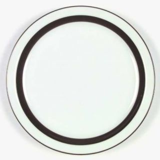 Mikasa Metro Dinner Plate, Fine China Dinnerware   Black Band