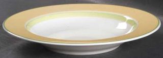 Villeroy & Boch Twist Colour Yellow Large Rim Soup Bowl, Fine China Dinnerware  