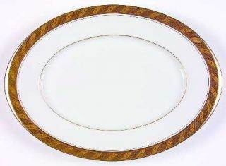 Sango Cleopatra 12 Oval Serving Platter, Fine China Dinnerware   Imperial Delux