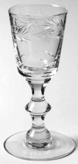 Hawkes Chelsea Rose Wine Glass   Stem #7334, Cut