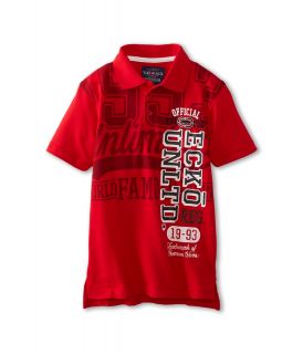 Ecko Unltd Kids Ecko Rugby Polo Boys Clothing (Red)