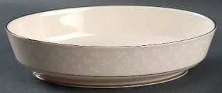 Franciscan Tapestry 9 Oval Vegetable Bowl, Fine China Dinnerware   White Snowfl