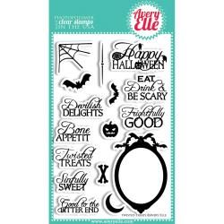 Avery Elle Clear Stamp Set 4 X6  Twisted Treats