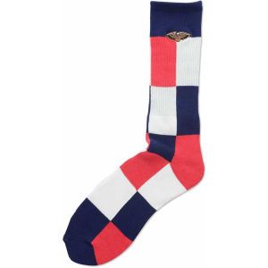 New Orleans Pelicans For Bare Feet Color Block Crew Sock