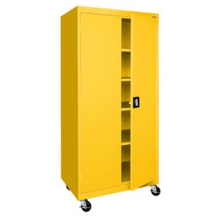 Sandusky Transport 36 Mobile Storage Cabinet TA3R362460 Finish Yellow