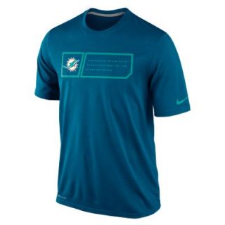 Nike Legend Jock Tag (NFL Miami Dolphins) Mens T Shirt   Marina