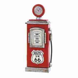 Route 66 Gas Pump Key Holder (RedMaterials WoodQuantity One (1) key holderSetting IndoorDimensions 47 inches high x 32 inches wide x 2 inches deep )