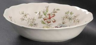 Johnson Brothers Sheraton (Floral Center) 8 Oval Vegetable Bowl, Fine China Din
