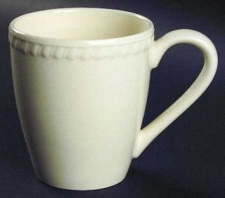 Royal Stafford Portsmouth Mug, Fine China Dinnerware   Ivory White,Embossed Scal