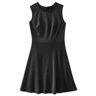 Mossimo Womens Fit and Flare Scuba Dress   Black XXL