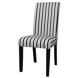 Black and White Modern Parson Side Chair (set Of 2)