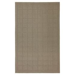 Cushion Taupe Solid Rug (5 X 8)