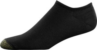 Mens Gold Toe Cotton Liner Extended 656FE (36 Pairs)   Black Athletic Socks