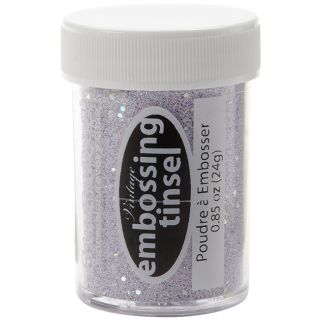Stampendous Vintage Tinsel Embossing Powder vintage Lilac (Lilac. Made in USA. )