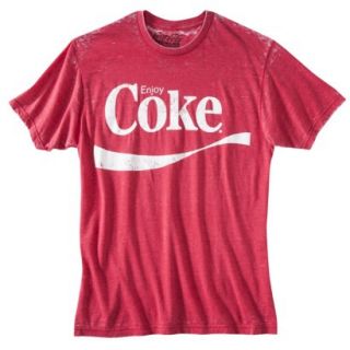 Coke Mens Graphic Tee   Brick red S