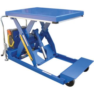 Vestil Portable Scissor Lift Table   3000 lb. Capacity, 58in. Raised Height,