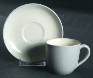 Noritake Colorwave Gray Flat Demitasse Cup & Saucer Set, Fine China Dinnerware  