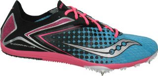 Womens Saucony Endorphin LD3   Blue/Black/Pink Running Shoes