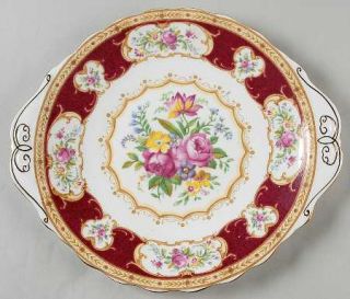 Royal Albert Lady Hamilton Handled Cake Plate, Fine China Dinnerware   Hampton S