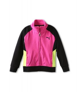 Puma Kids Colorblock Track Jacket Girls Coat (Pink)