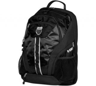 K Swiss Large Backpack   Black/Black Computer Bags