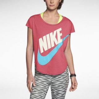 Nike Signal Womens T Shirt   Geranium