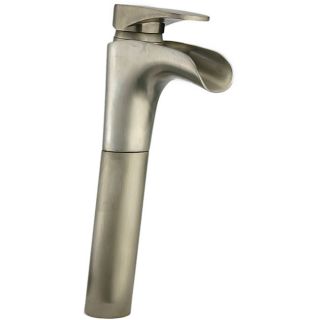 Latoscana Novello Brushed Nickel Single Handle Tall Bathroom Faucet