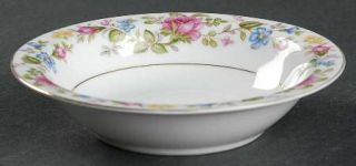 Wentworth Montclair Rim Fruit/Dessert (Sauce) Bowl, Fine China Dinnerware   Pink