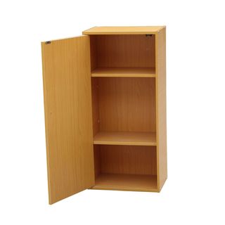 Oak Finish 3 tiered Adjustable Bookshelf