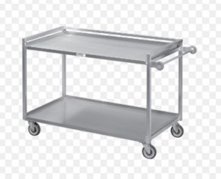 Channel 36 in Utility Tray Delivery Truck w/ 3 Shelf Capacity, 37x29 in, Aluminum