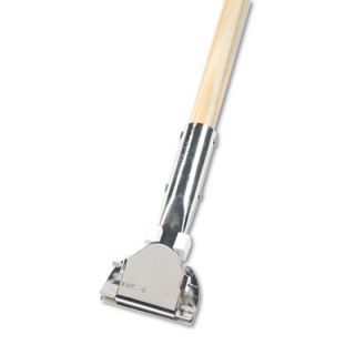 Unisan Clip On Dust Mop Handle, Lacquered Wood, Swivel Head, 15/16