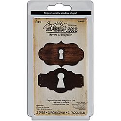 Sizzix Tim Holtz Keyholes Movers And Shapers Magnetic Dies (set Of 2)