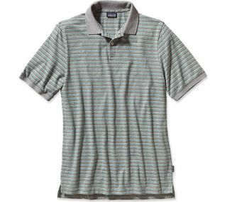 Mens Patagonia Daily Polo   Hildreth/Feather Grey Heather Polo Shirts