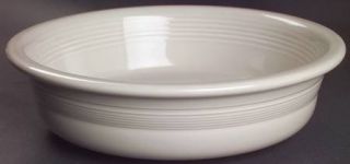 Homer Laughlin  Fiesta Gray (Pearl) (Newer) 10 Large Salad Serving Bowl, Fine C