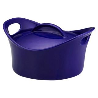 Rachael Ray Round Casserole with Lid   Blue (2.75 Qt)