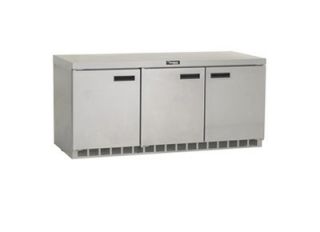 Delfield 72 in Undercounter Refrigerator w/ 3 Doors, Stainless, 17.7 cu ft, 220/1 V