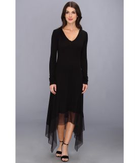 BCBGMAXAZRIA Tiffany Knit Casual Dress Womens Dress (Black)