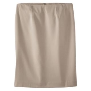 Merona Womens Plus Size Classic Pencil Skirt   Khaki 16W