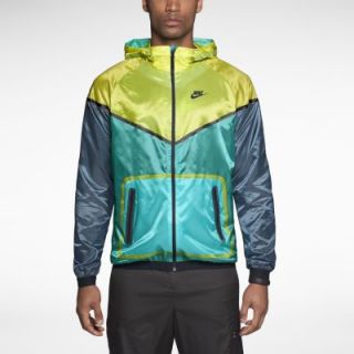 Nike Tech Windrunner Mens Jacket   Venom Green