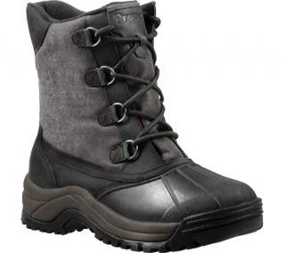 Mens Propet Blizzard Mid Lace Canvas   Weathered Charcoal Boots