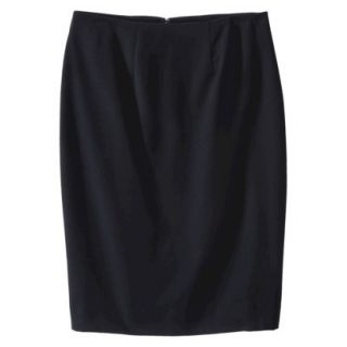 Merona Womens Twill Pencil Skirt   Black   18