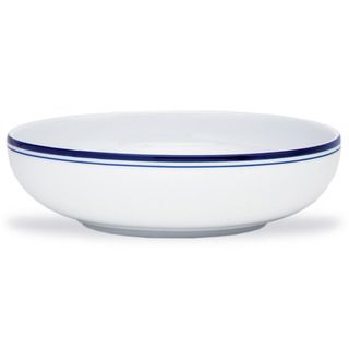 Dansk Christianshavn Blue Individual Pasta Bowl (White/blueQuantity 1Care instructions Dishwasher and microwave safeDimensions 8 inches diameter )